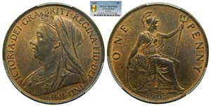 Gran bretaña . penny 1901. Victoria ... 