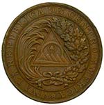 Guatemala medalla. 1890 ... 