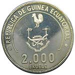 Guinea Ecuatorial. 2000 Ekuele. 1979. ... 