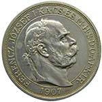 Hungria. 5 korona. 1907. ... 