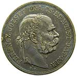 Hungria. 5 korona. 1908 ... 