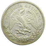Mexico. 8 reales. Hermosillo . 1894 FG. ... 