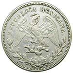 Mexico. 1 Peso Mexico City. 1908. A.M ... 