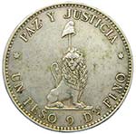 Paraguay 1 Peso 1889 . ... 