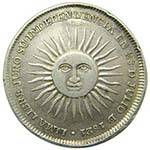 Peru medalla 1821 .Anv: ... 