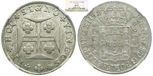 Portugal . 400 Reis  (pinto 480 reis ) 1816 ... 