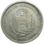 El Salvador . 1 Peso (Colon) 1892 ... 