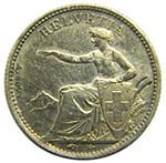 Suiza 1/2 Franc 1850 A ... 