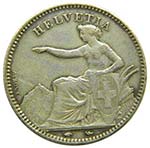 Suiza 1 Franc 1851 A ... 