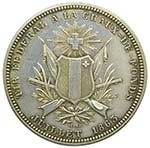 Suiza 5 Franc  1863 (X#S7)  25,02 gr ag. ... 
