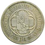 Suiza 5 Franc Schaffhausen  1865 (X#S8) ... 