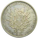 Suiza 5 Franc  1867 Schwyz. (X#S9)  25,11  ... 