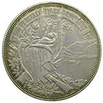 Suiza 5 Francs Lugano 1883  (X#S16)   ... 
