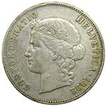 Suiza 5 Francs 1892   ... 