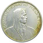 Suiza  5 Francs 1925 B ... 