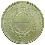 Suiza  5 Francs 1934 . Shooting Festival . ... 