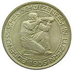 Suiza 5 Franc 1939 .  ... 