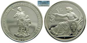 Suiza 50 francs 1984 .  Switzerland . ... 