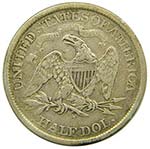 Estados Unidos de América. 1/2 dólar. 1867 ... 