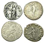 lotes - Lote de 4 denarios (Trajano, ... 