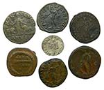lotes - Imperio Romano. Lote de 7 monedas a ... 
