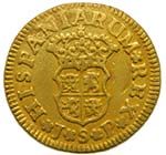 Felipe V (1700-1746). 1742. JP. 1/2 escudo. ... 