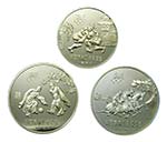 China Serie 3 Monedas ... 
