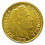 Colombia 1919. 5 pesos. ... 