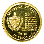 Cuba. 10 pesos. 1997. Che Guevara. Au 3,11 ... 