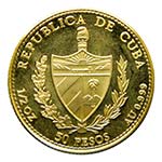 Cuba 1990. 50 pesos (km#301). 15,55 gr Au ... 