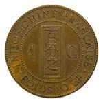 Francia Indo-China 1894 A. Cent. (km#1). ... 