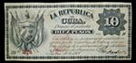 Cuba. 10 pesos. 1869. ... 