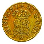 Carlos III (1759-1788). 1769 PJ. 1/2 escudo. ... 