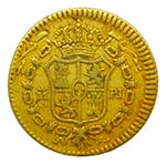 Carlos III (1759-1788). 1772 PJ. 1/2 escudo. ... 
