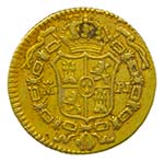 Carlos III (1759-1788). 1773 PJ. 1/2 escudo. ... 