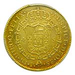 Carlos III (1759-1788). 1776 SF. 4 escudos. ... 