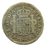 Carlos IV (1788-1808). 1798 DA . 1 real. ... 