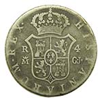 Fernando VII (1808-1833). 1816 GJ. 4 reales. ... 