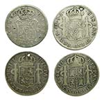 Fernando VII (1808-1833). Lote de 4 monedas. ... 