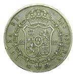 Isabel II (1833-1868). 1848 CL. 20 reales. ... 