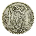 Isabel II (1833-1868). 1858. 20 reales. ... 
