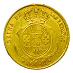 Isabel II (1833-1868). 1855. 100 reales. ... 