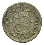 Felipe V (1700-1746). 1745 M. 1/2 reales. ... 