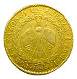 Chile. 8 escudos. 1834 ... 