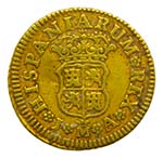 Felipe V (1700-1746). 1742 JA. 1/2 escudo. ... 