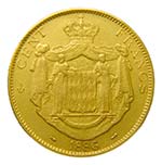 Mónaco. 100 Francs. 1886 A. París. ... 