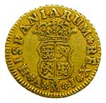Felipe V (1700-1746). 1744 AJ. 1/2 escudo. ... 