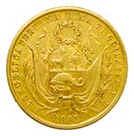 Perú. 8 escudos. 1863 YB. (KM#183). 26,97 ... 