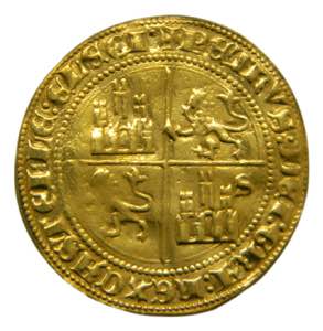 CASTILLA Y LEON. Pedro I (1350-1368). Dobla ... 
