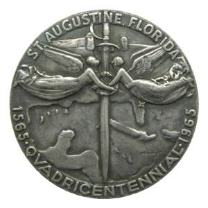 USA. St. Augustine (Florida). Medalla. AR ... 